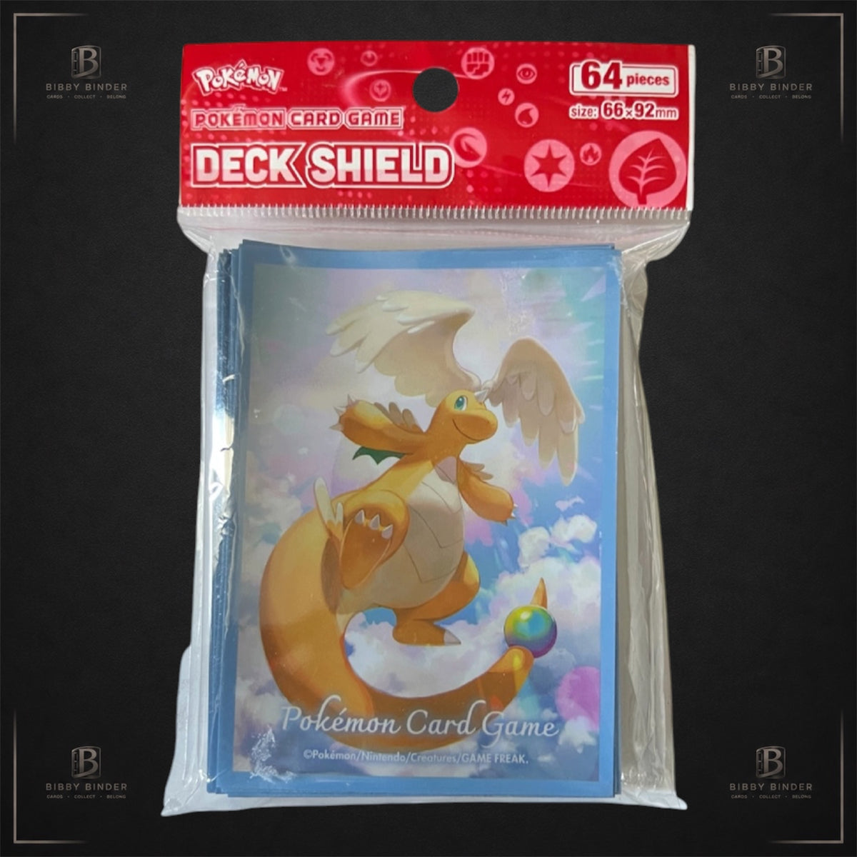 Pokémon TCG Dragonite Deck Shield Sleeves (64 Sleeves) Official Pokémon Center Japan Accessories