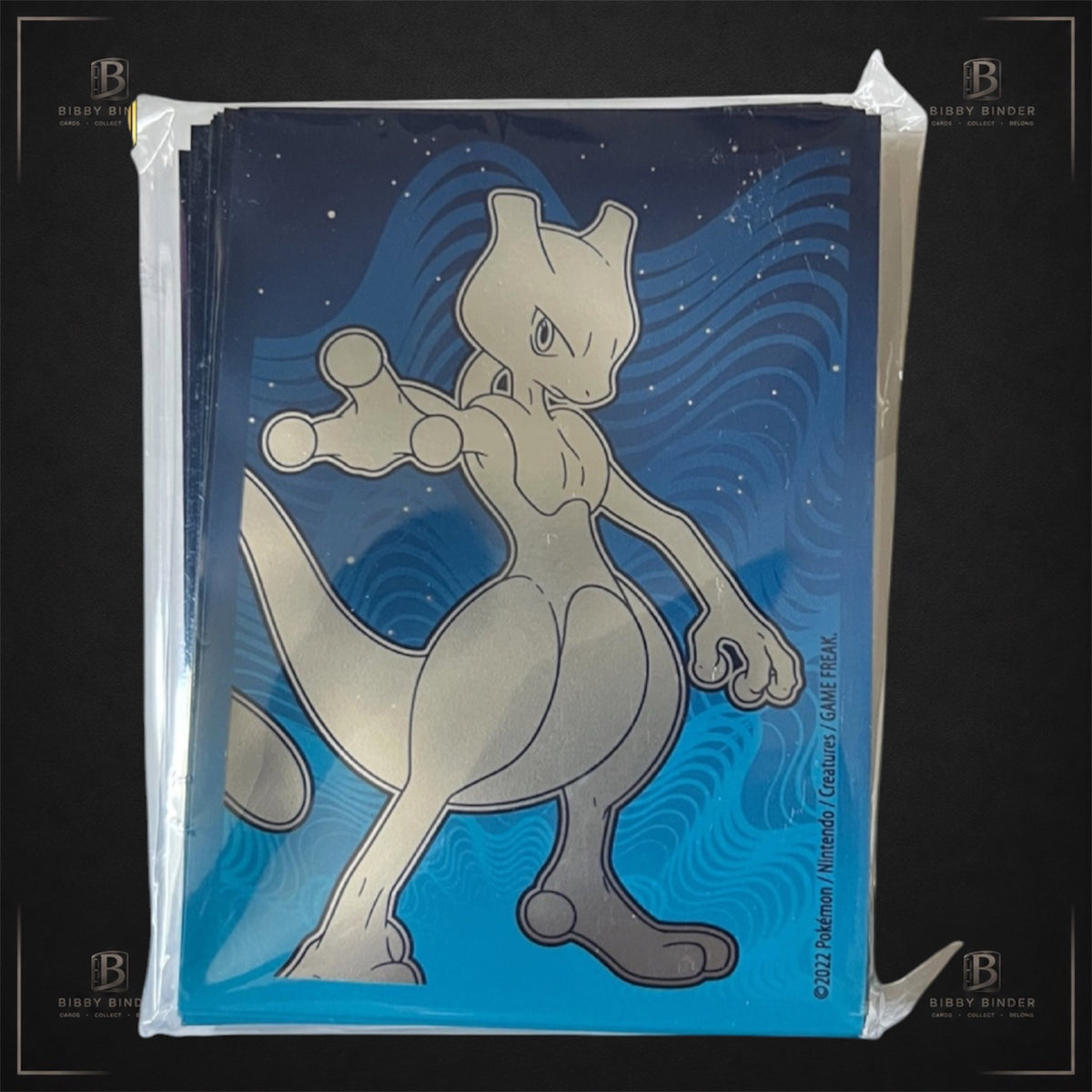 Pokémon TCG Mewtwo Elite Trainer Box Card Sleeves (65 Sleeves) Official Pokémon Center