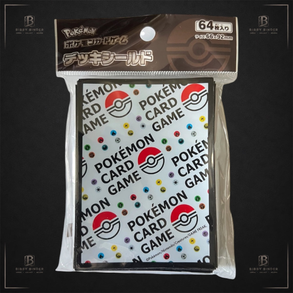 Pokémon Card Game Energy Symbols Deck Sleeves – 64 Pack – Japanese