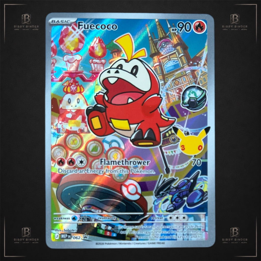 Pokémon Fuecoco 062 – 30th Anniversary – Illustration Rare
