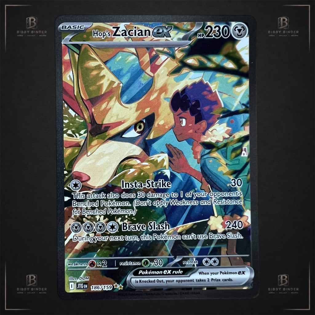 Hop’s Zacian ex 186/159 – Special Illustration Rare – Journey Together