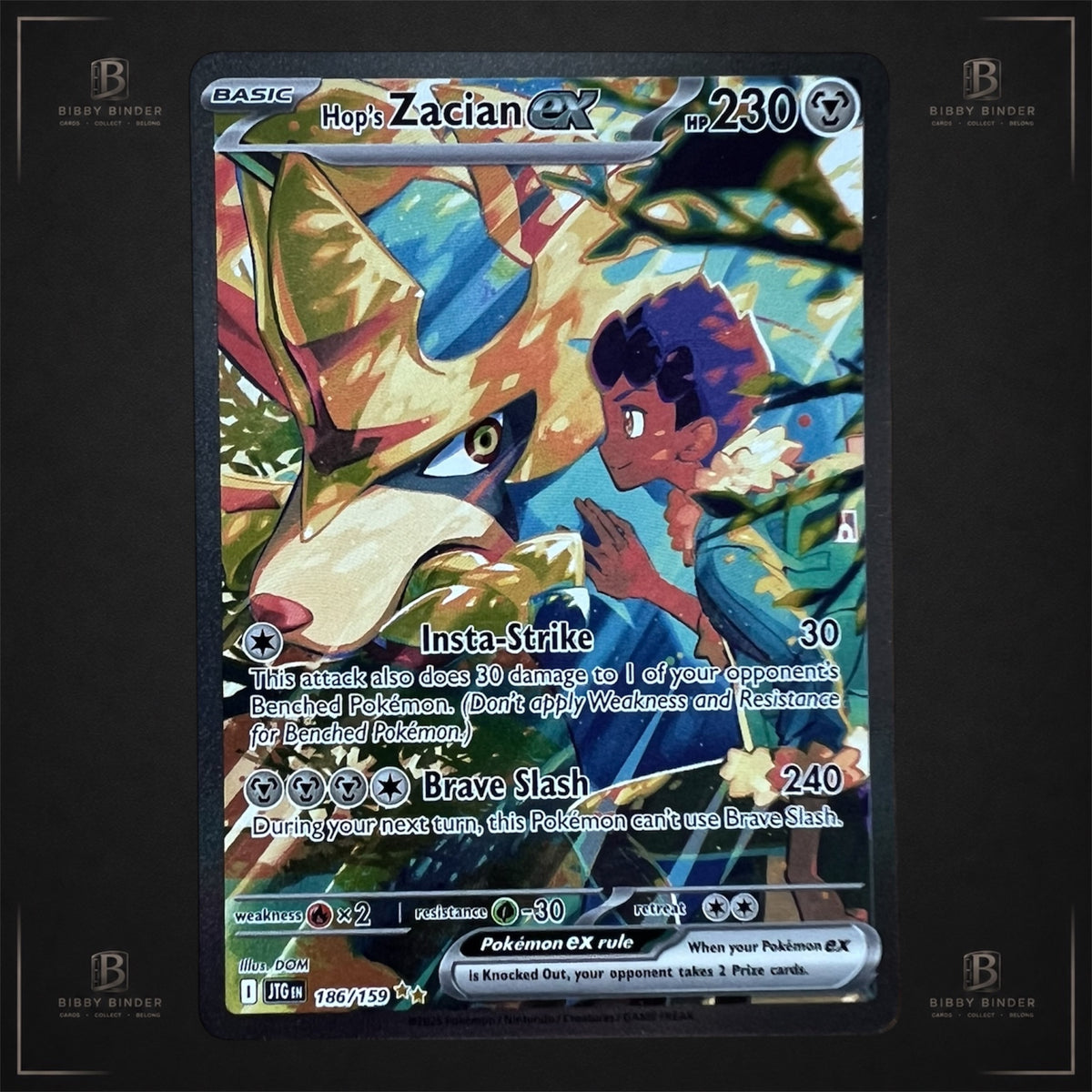 Hop’s Zacian ex 186/159 – Special Illustration Rare – Journey Together