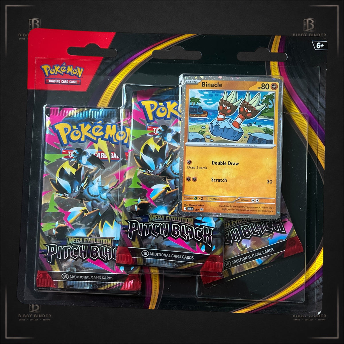 Pokémon Mega Evolution Pitch Black – Sleeved Booster Packs – Sealed