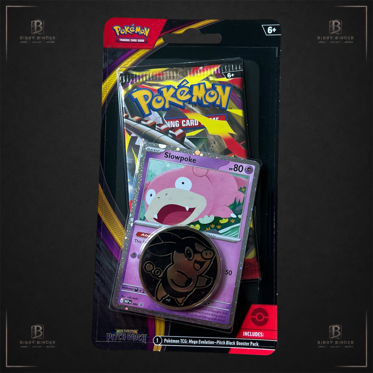 Pokémon Mega Evolution Pitch Black – Slowpoke Promo Blister – Sealed