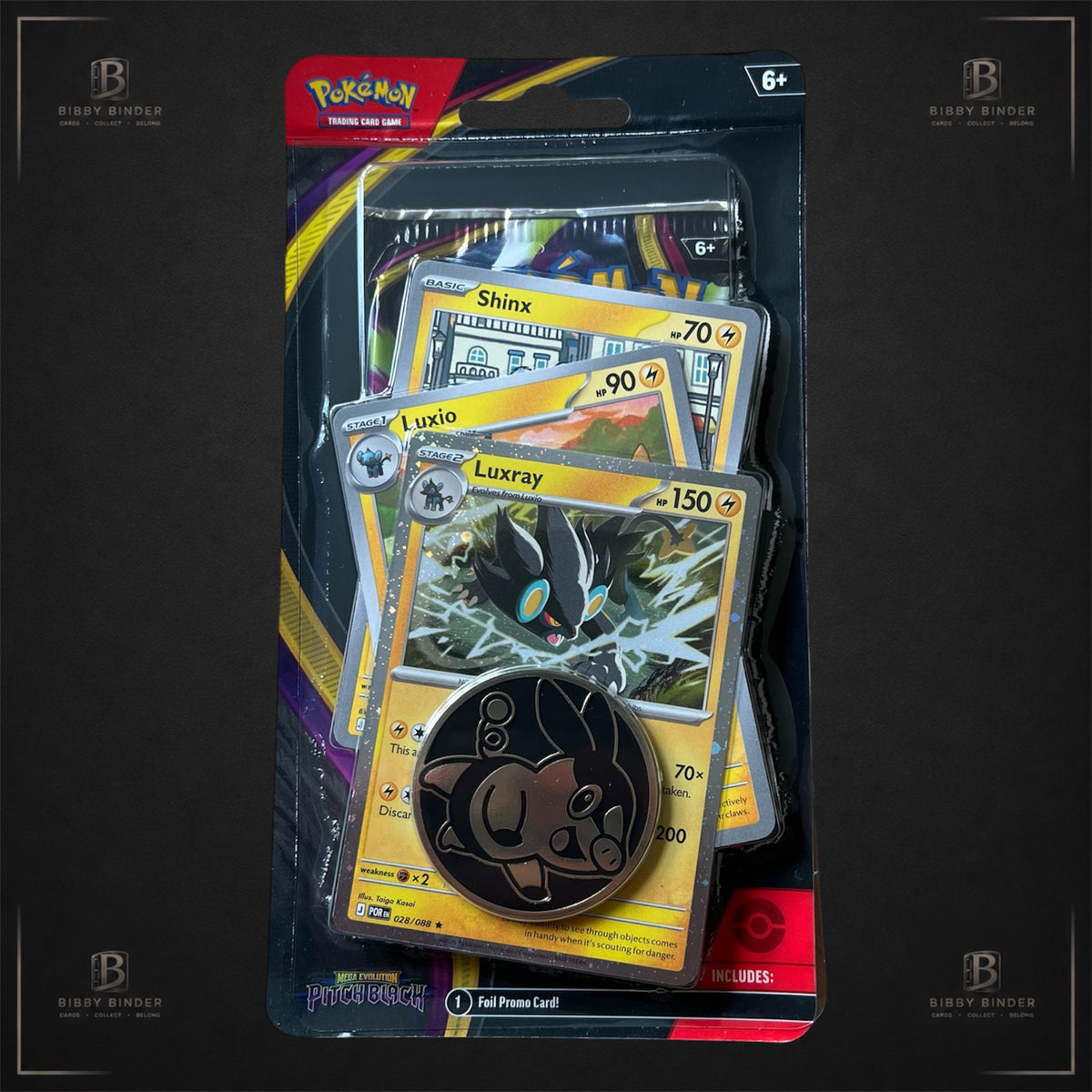 Pokémon Mega Evolution Pitch Black – Luxray Evolution Promo Blister – Sealed