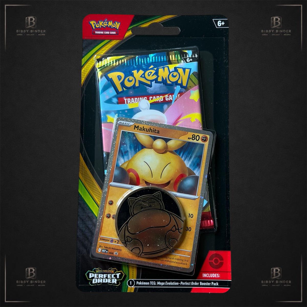 Pokémon Mega Evolution Perfect Order – Makuhita Promo Blister – Sealed