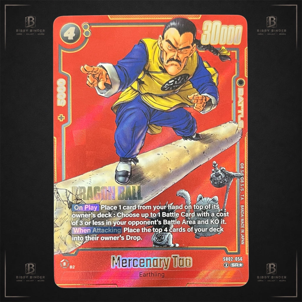 Dragon Ball Super Fusion World – Mercenary Tao SB02-056 SR Alt Art