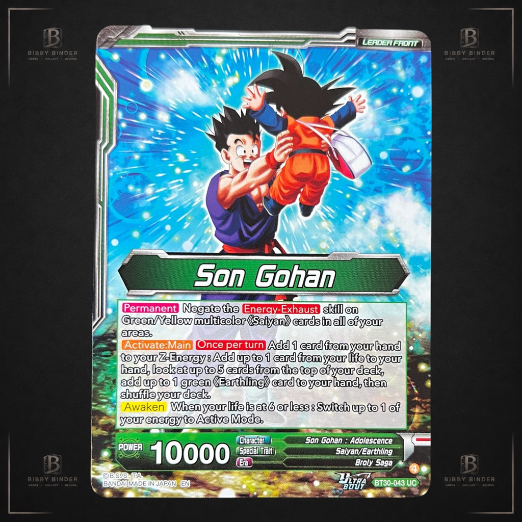 Dragon Ball Super Masters – SS Son Gohan, Reliable Growth BT30-043 UC – Release Event