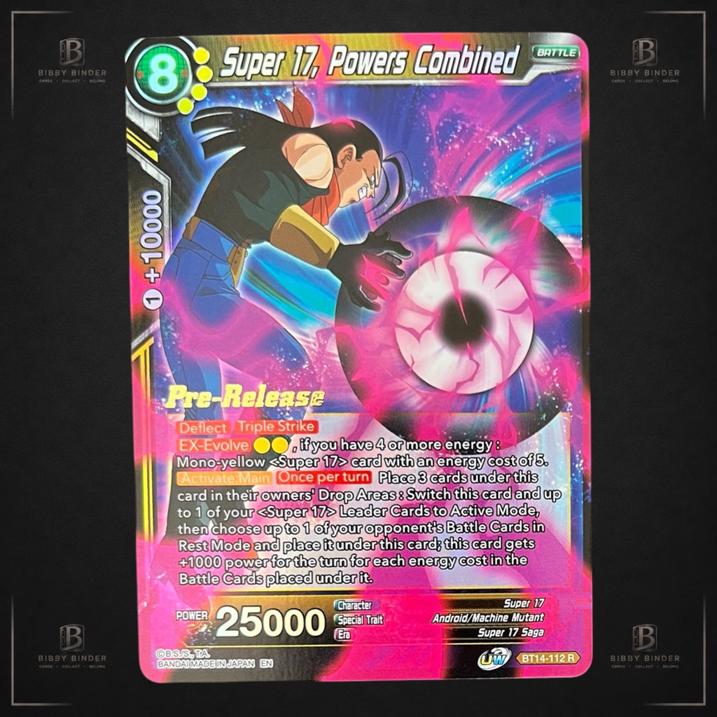 Dragon Ball Super Masters Super 17, Powers Combined BT14-112 R Pre-Release