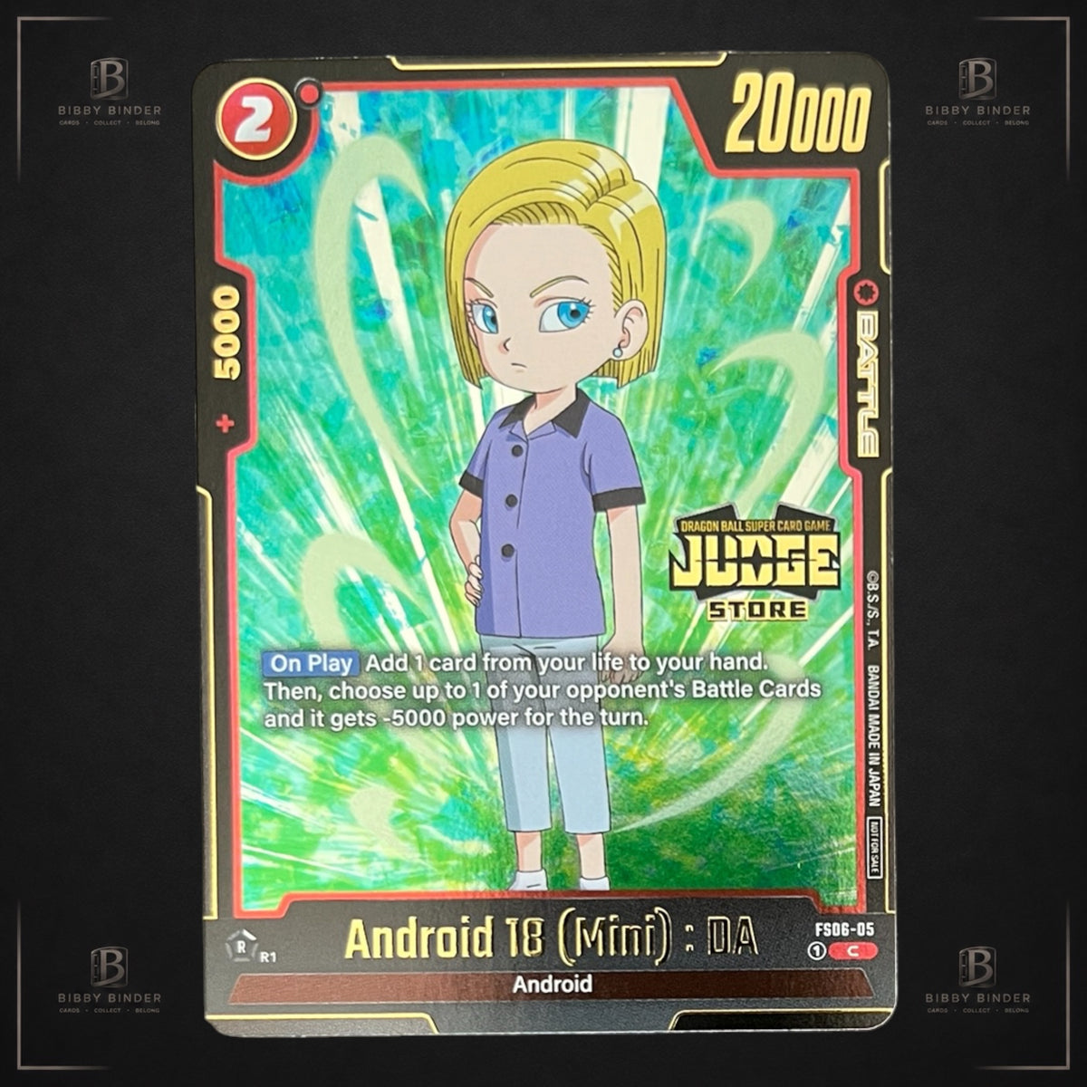 Dragon Ball Super Fusion World Android 18 (Mini): DA FS06-05 – Store Judge
