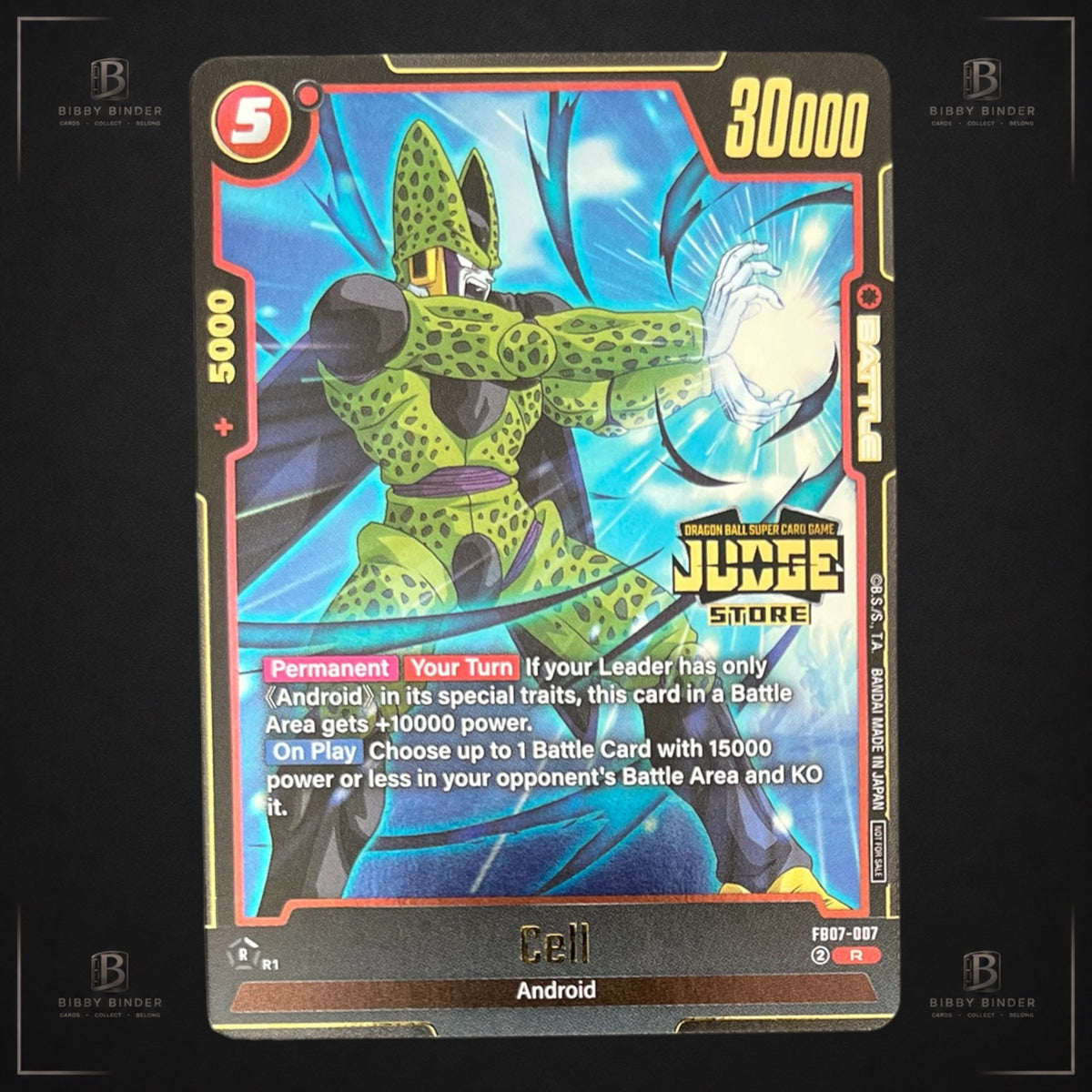 Dragon Ball Super Fusion World – Cell FB07-007 R – Judge Store Promo