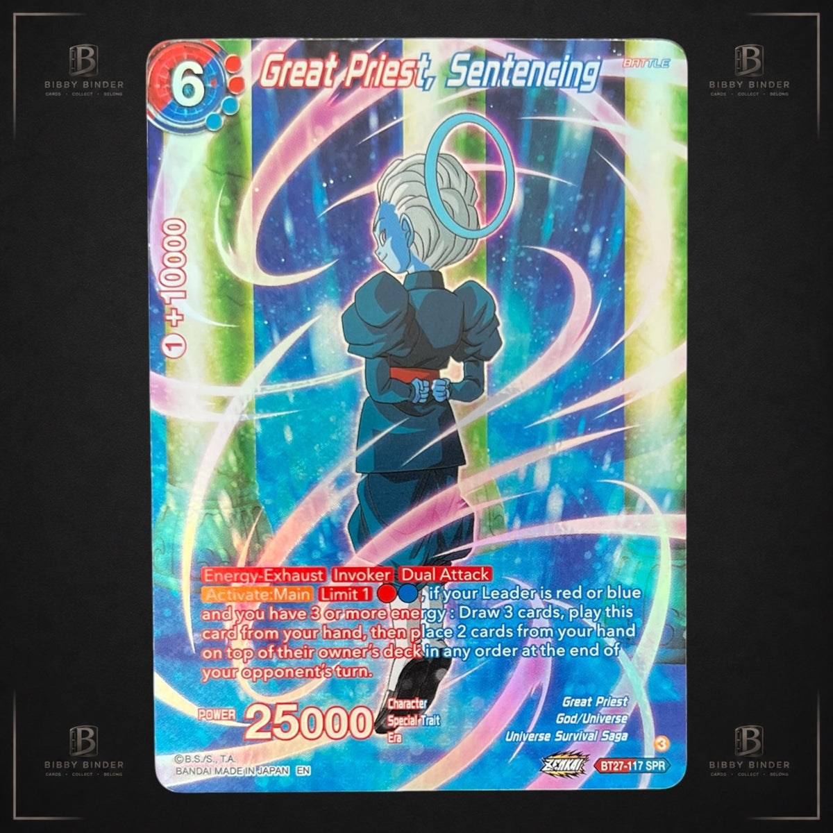 Dragon Ball Super Masters – Great Priest, Sentencing BT27-117 SPR