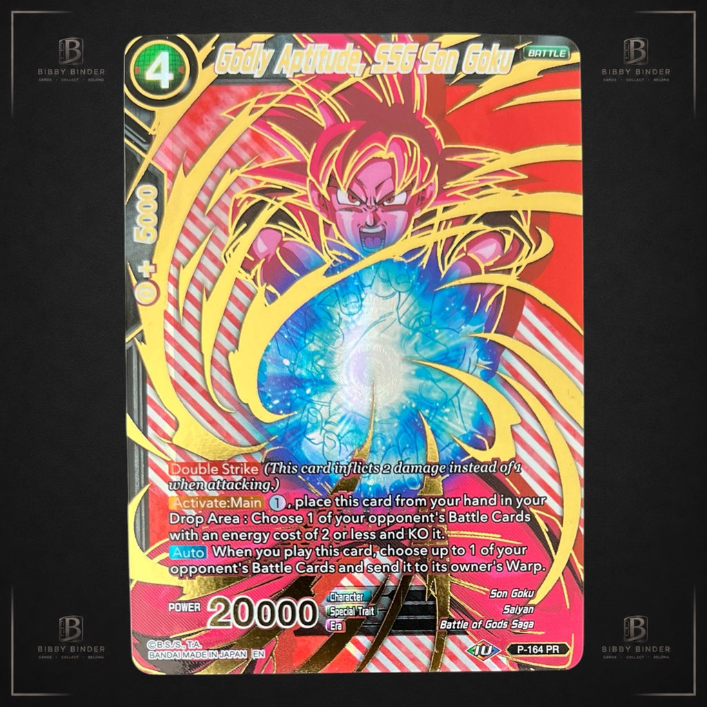 Dragon Ball Super Masters Godly Aptitude, SSG Son Goku P-164 PR