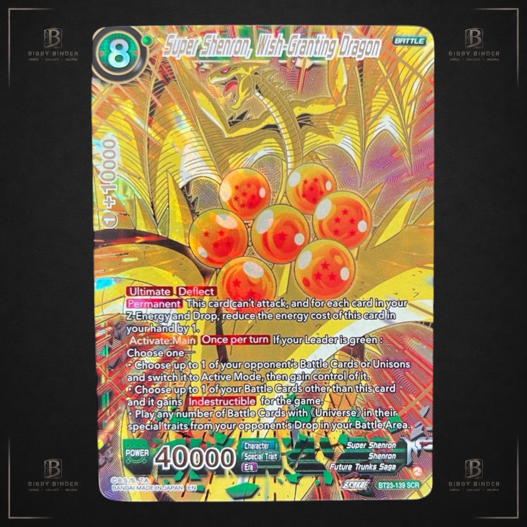 Dragon Ball Super Masters – Super Shenron, Wish-Granting Dragon BT23-139 SCR