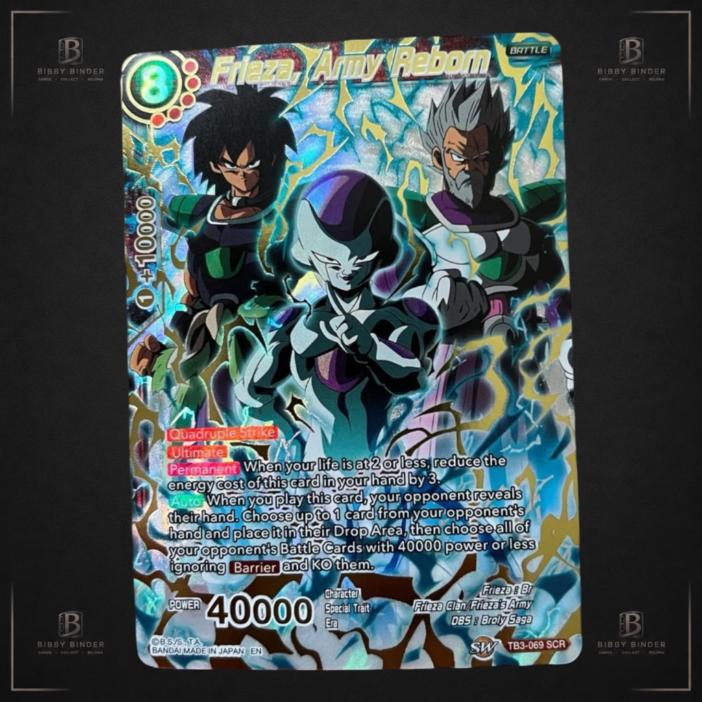 Dragon Ball Super Masters – Frieza, Army Reborn TB3-069 SCR