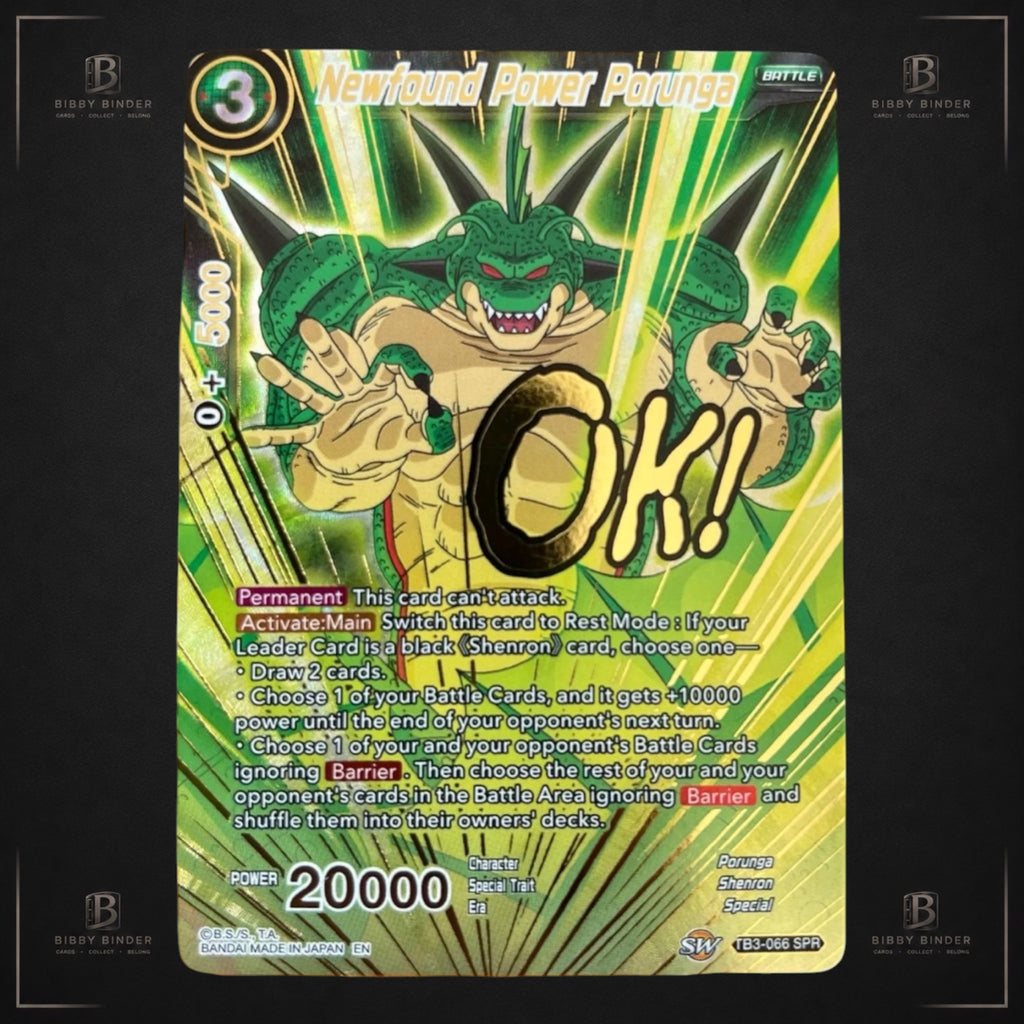 Dragon Ball Super Masters – Newfound Power Porunga TB3-066 SPR