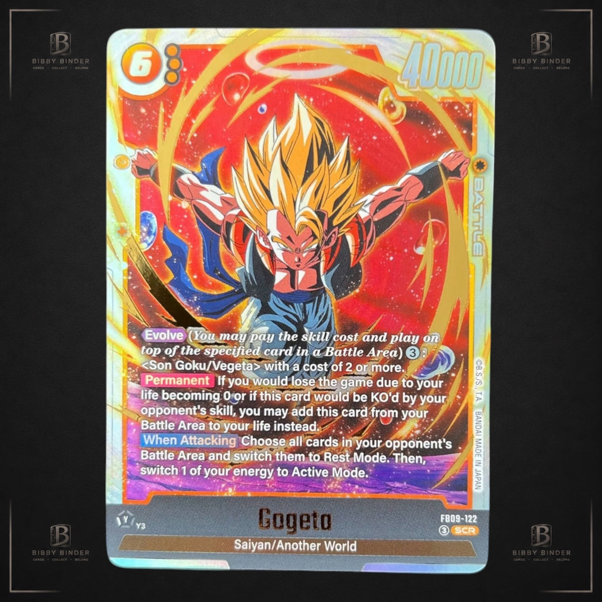 Dragon Ball Super Fusion World – Gogeta FB09-122 SCR