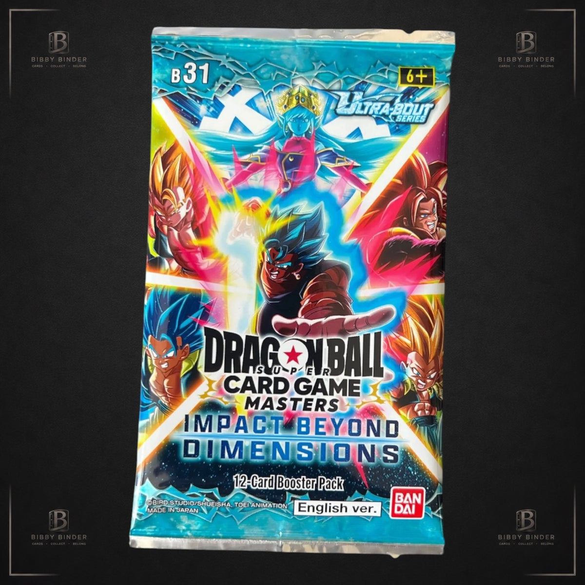 Dragon Ball Super Masters Impact Beyond Dimensions B31 Booster Pack Sealed