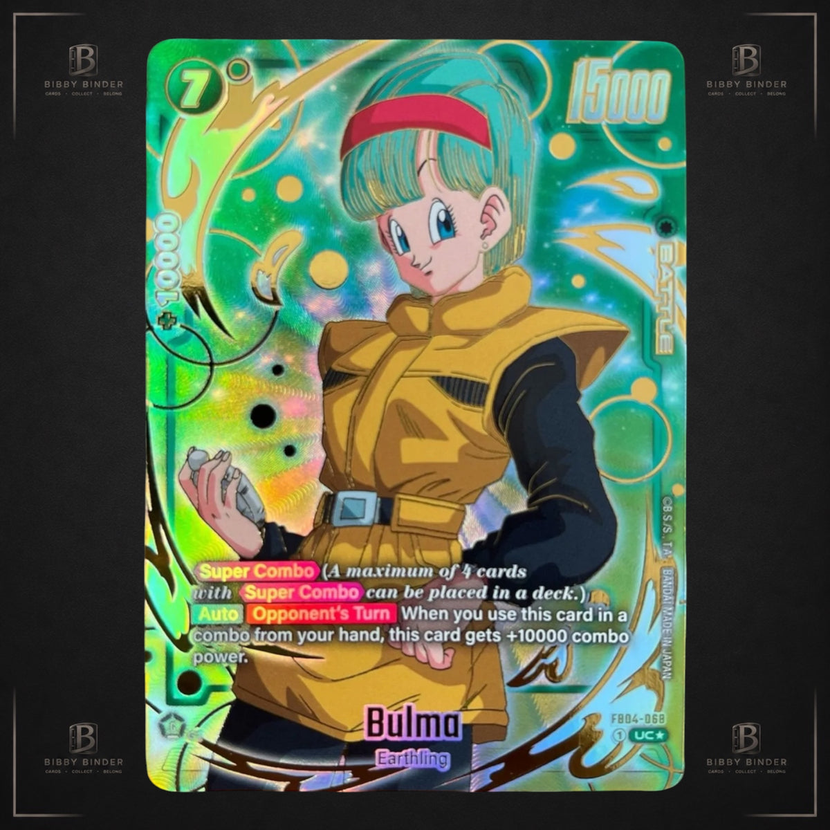 Dragon Ball Bulma FB04-068 UC Alt Art Fusion World Ultra Limit