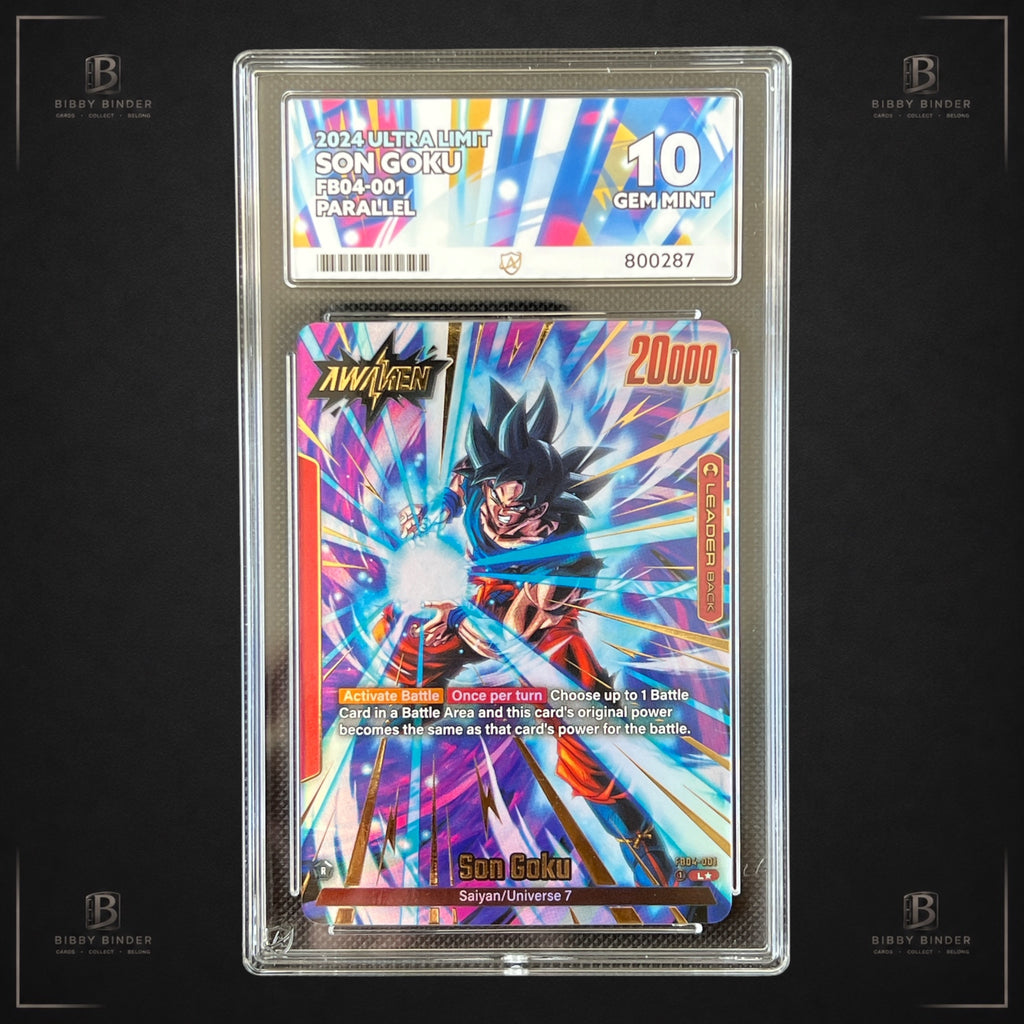 Dragon Ball Son Goku FB04-001 Leader Ultra Limit ACE GEM MINT 10