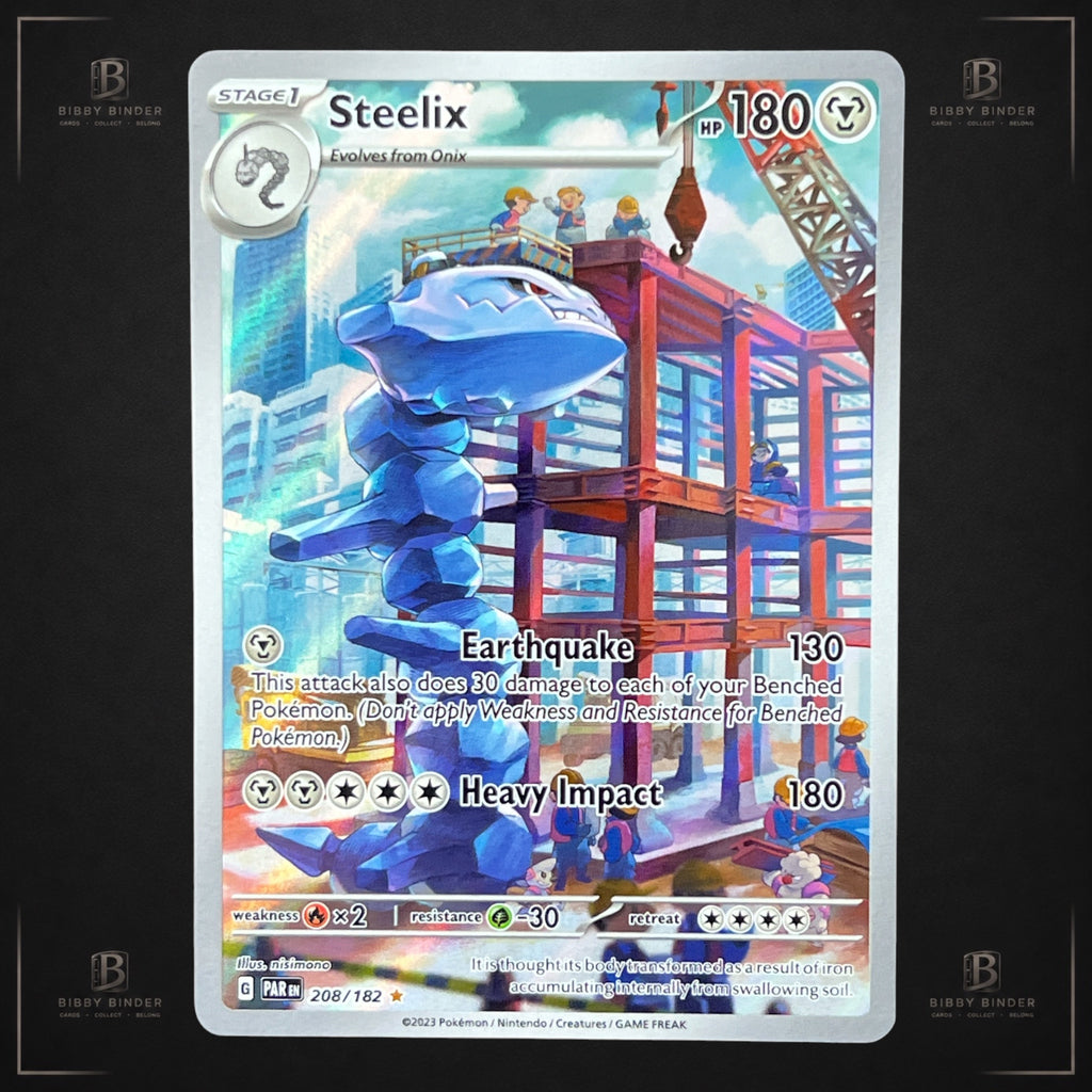 Pokémon Steelix 208/182 Illustration Rare Mega Evolution Phantasmal Flames